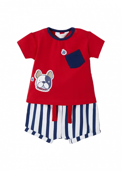 Set 4 piese - Tricou si pantaloni scurti ECOFRIENDS - Mayoral  18 luni