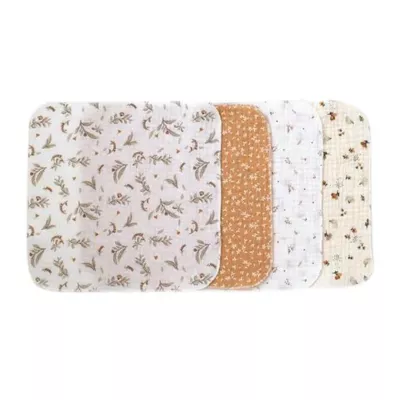 Set 4x batistute muselina Flowers - Buva