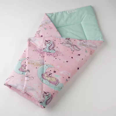 Set 5 piese complet echipare patut - Unicorn Heaven Pink - Maradalia Kids