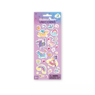 Set abtibilduri 3D - Unicorni