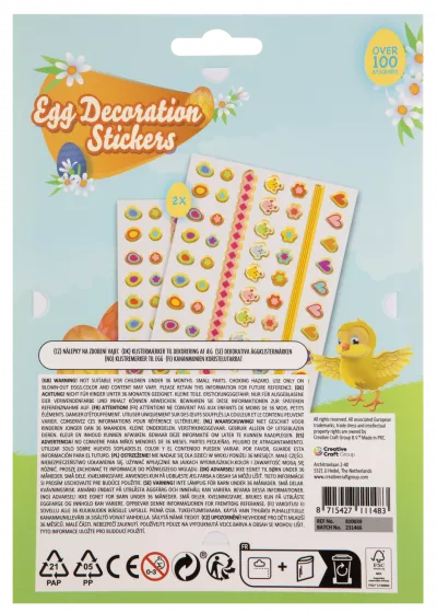 Set abtibilduri decorative oua Paste - Model 1