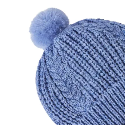 Set Bleu caciula si manusi pentru nou-nascut ECOFRIENDS- Mayoral    6 luni