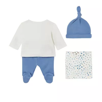 Set cadou 4 piese ECOFRIENDS bebe Jungla - Mayoral 6-9 luni