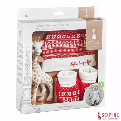Set cadou Sophie la girafe „Craciunul meu cu Sophie”