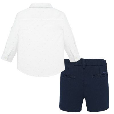 Set camasa cu maneca lunga + bermude - Mayoral