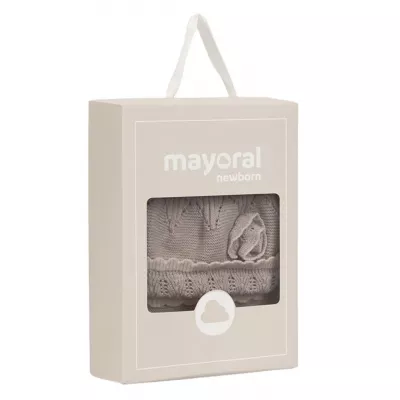 Set Capucino caciula si manusi pentru  - Mayoral   0 luni
