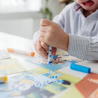 Set creativ - Arta cu puncte - Bluey