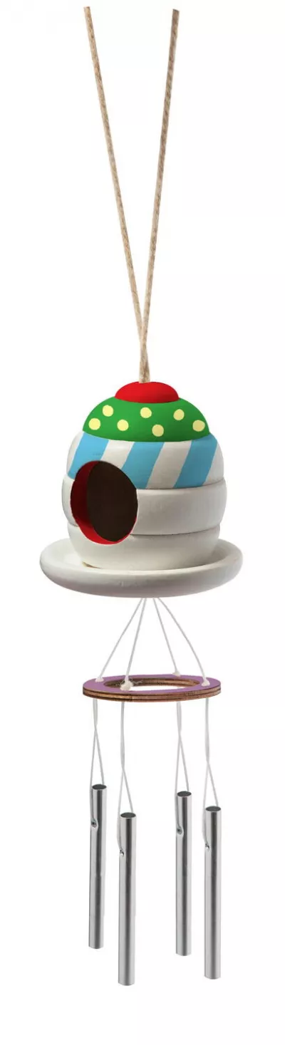 Set creativ - Casuta pasarilor cu clopotel de vant