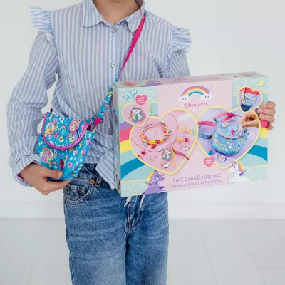 Set creativ 2 in 1 - Bijuterii & gentuta unicorni