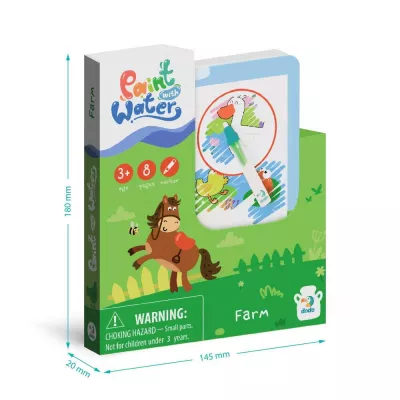 Set de colorat cu apa - La ferma
