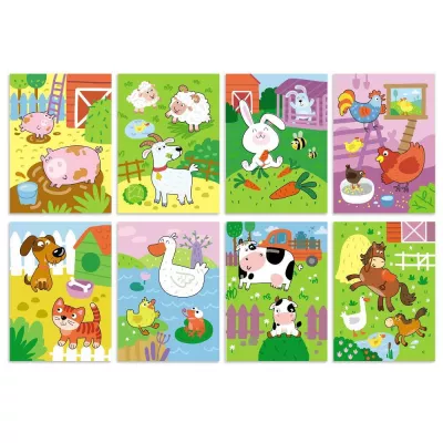 Set de colorat cu apa - La ferma