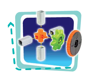 Set de constructie 3 in 1 STEM - Atelierul de vehicule