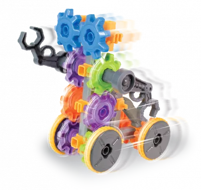 Set de constructie 3 in 1 STEM  - Robotel & masinute saniter