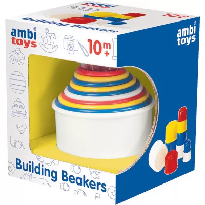 Set de construit - Pahare colorate - Ambi Toys