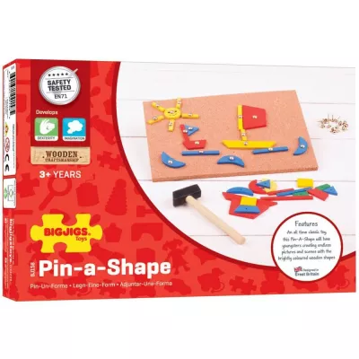 Set de creatie - Forme din lemn - BigJigs