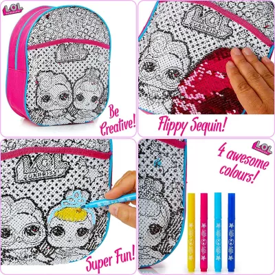Set de creatie - Rucsac cu paiete