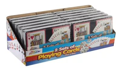 Set de doua pachete de carti si zaruri