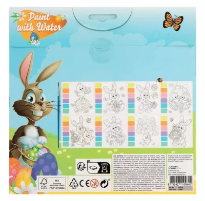 Set de pictat cu apa - Paste fericit