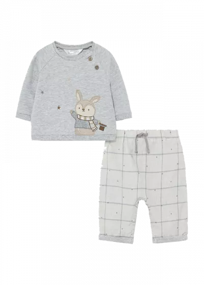 Set  ECOFRIENDS cu pantaloni lungi  - Mayoral 12 luni
