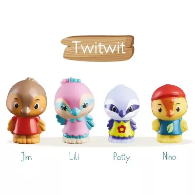 Set figurine- Familia de pasari Twitwit