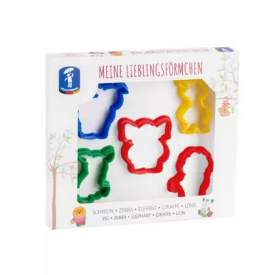 Set forme pentru plastilina - Animalute safari