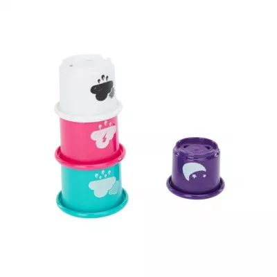 Set jucarii multicolore pentru baie - Badabulle
