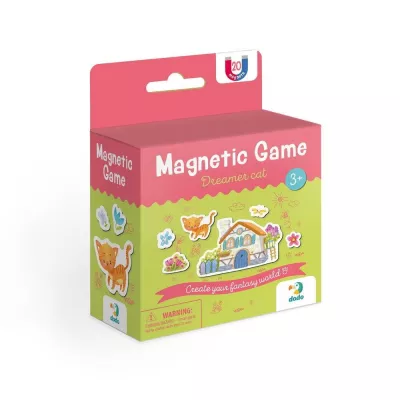 Set magnetic - Pisicuta si casuta viselor