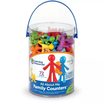 Set pentru sortat si numarat - Familia mea (72 piese)