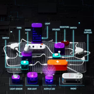 Set STEAM -  Super circuit electric