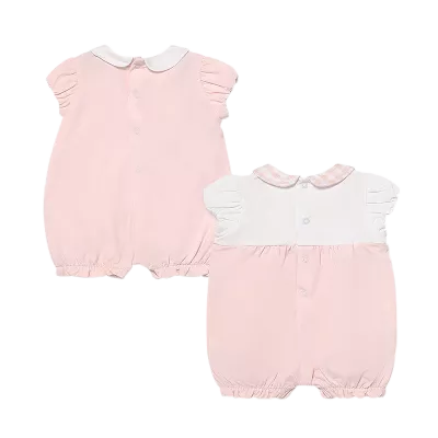Set 2 salopete (pijamale), roz - Mayoral