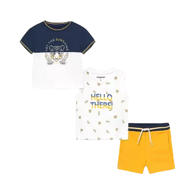 Set 3 piese - Tricou, maiou si pantaloni scurti - Mayoral