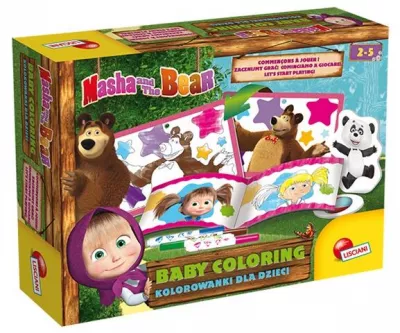 Set de colorat - Masha si ursul