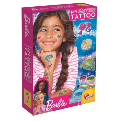 Setul meu de tatuaje cu sclipici - Barbie