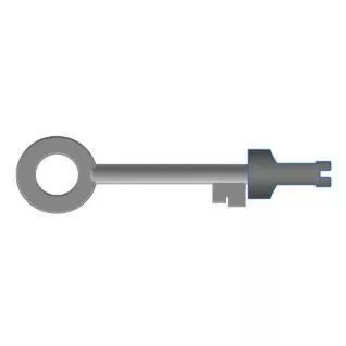 Siguranta impotriva scoaterii cheilor din usa KeyFix REER 7210