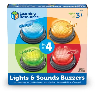 Sonerii cu lumini si sunete pentru raspuns - set 4 buc