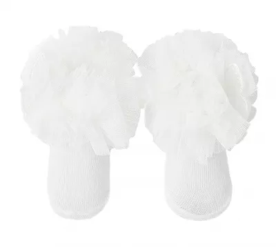 Sosete elegante si bentita  - Alb - Mayoral   3 luni