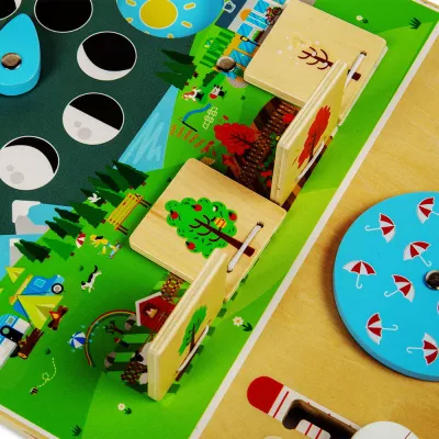 Statie meteo din lemn