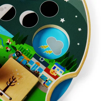 Statie meteo din lemn