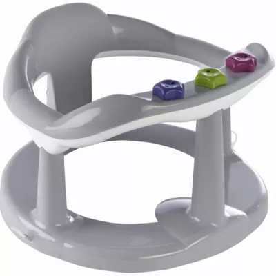 Suport ergonomic pentru baie - Aquababy, Grey Charm - Thermobaby