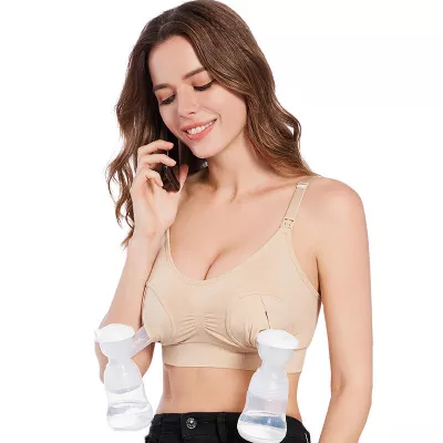 Sutien 2 in1 - Alaptare si sustinere pompa san (bej)
