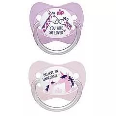 Suzeta Family Silicon marimea 2 (5 - 18 luni), nip 31004 girafa/unicorn