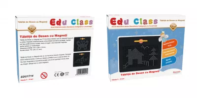 Tablita de desen cu magneti - 714 piese - Edu Class