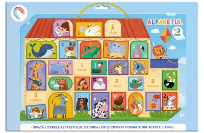 Tablita magnetica cu alfabetul ( limba romana)
