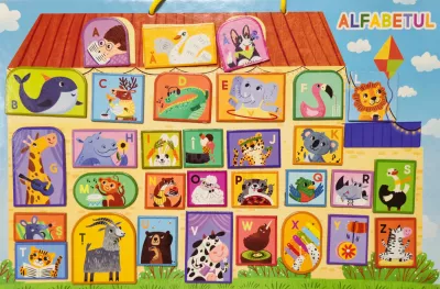 Tablita magnetica cu alfabetul ( limba romana)