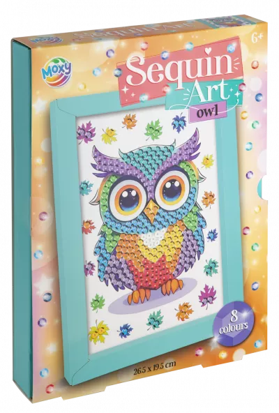 Tablou cu paiete - Bufnita