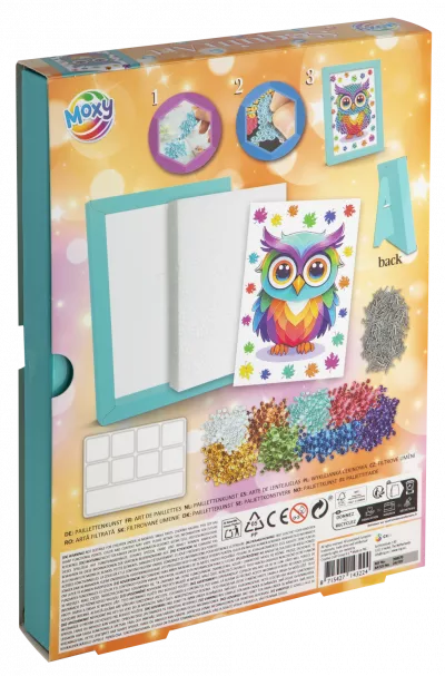 Tablou cu paiete - Bufnita