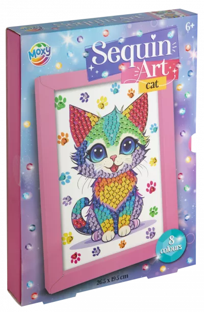 Tablou cu paiete - Pisicuta