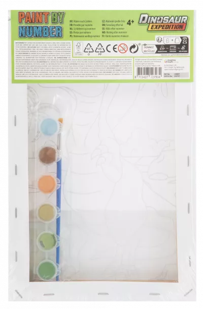 Tablou pictez pe numere - Dinozaur