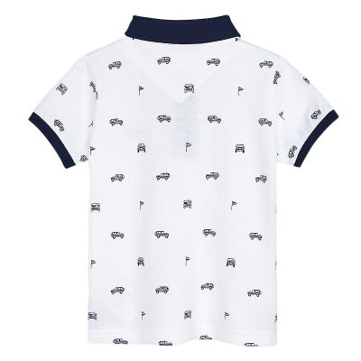 Tricou polo clasic cu maneca scurta - Masini - Mayoral