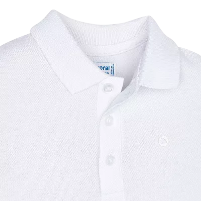 Tricou polo clasic cu maneca scurta - Alb  - Mayoral 8 ani